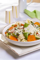 saladas com salame