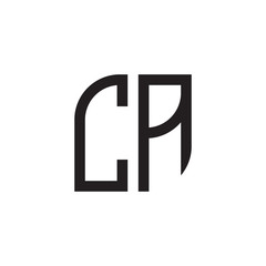 two letter monogram logo