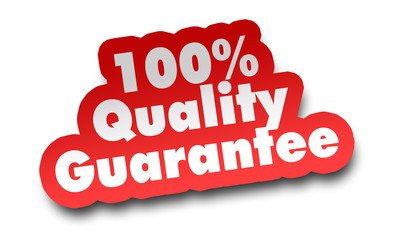 quality guarantee concept 3d illustration isolated
