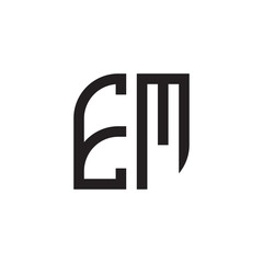 two letter monogram logo