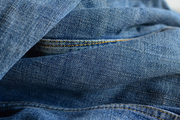 Naklejka premium The Denim Fabric
