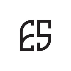 two letter monogram logo