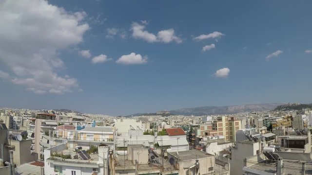 time lapse from lycabettus hill