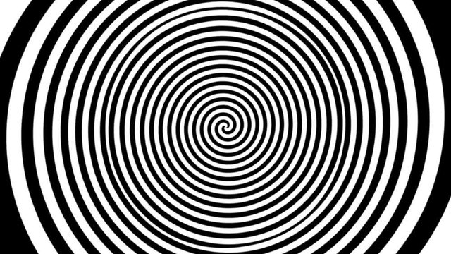 Timelapse of spiral graphic