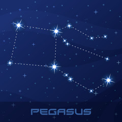Constellation Pegasus, Winged Horse
