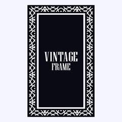 Obraz premium Art Deco Frame