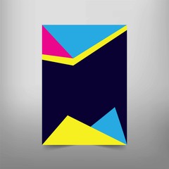 Modern Vector abstract book cover template. Vector of modern abstract background
