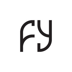 two letter monogram logo