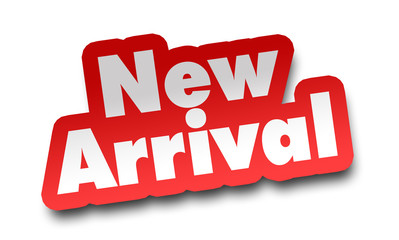 new arrival concept 3d illustration isolated