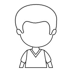 cute and little boy character