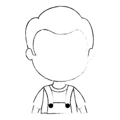 cute and little boy character