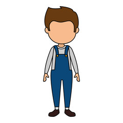 cute and little boy character