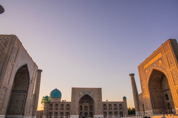 Registan Madrasahs at Samarkand, Uzbekistan