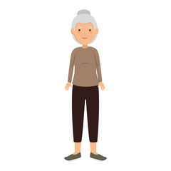 cute grandmother avatar character