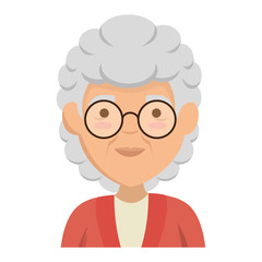 cute grandmother avatar character