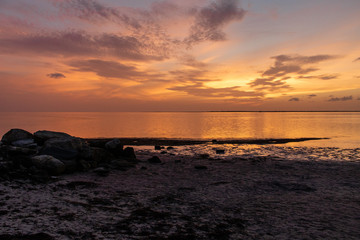 Obraz premium Sunset Over the Gulf of Mexico