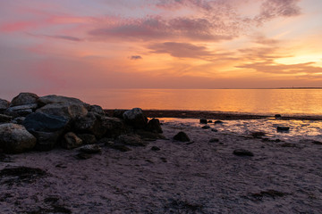 Fototapeta na wymiar Sunset Over the Gulf of Mexico