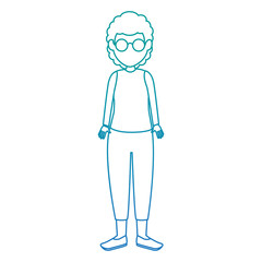 cute grandmother avatar character