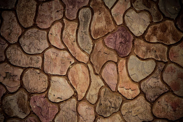 Vintage Colorful Concrete Walls.