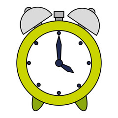 alarm time clock isolated icon
