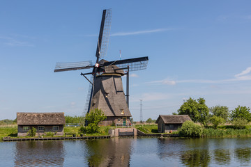 Naklejka premium Windmills at Kinderdijk, The Netherlands