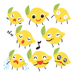 lemon character vector design