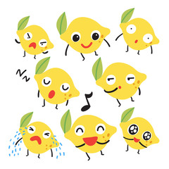 lemon character vector design