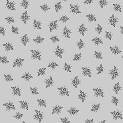 Seamless stag beetles pattern background