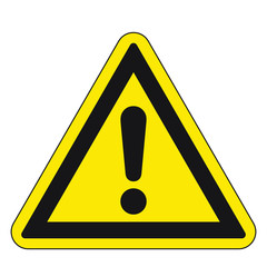 Danger sign, warning sign, attention sign. Danger warning attention icon.