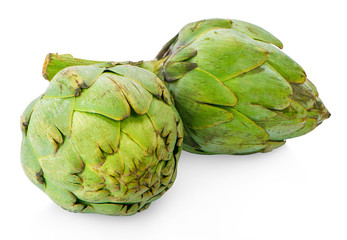 Obraz premium artichoke isolated on white background