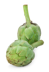 Obraz premium artichoke isolated on white background