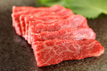 焼肉、ロース肉