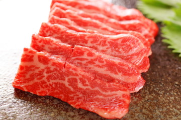 焼肉、ロース肉