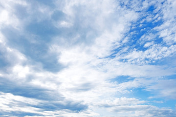 blue sky with cloud.