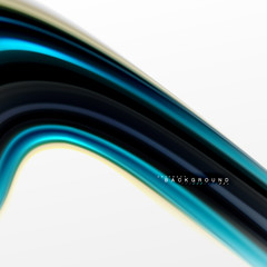 Fluid liquid mixing colors concept on light grey background, curve flow, trendy abstract layout template for business or technology presentation or web brochure cover, wallpaper