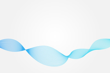 Abstract wave pattern. Blue and gray gradient vector background. Infographic illustration for design, business, marketing project, presentation, report, sample, template, decoration, advertisement