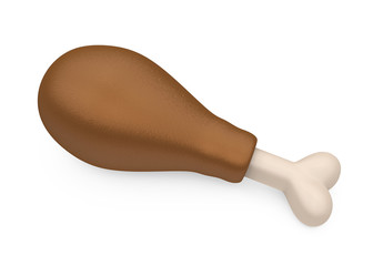 Chicken Leg Isolated