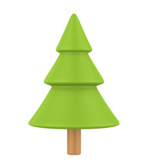 Cartoon Tree Isolated