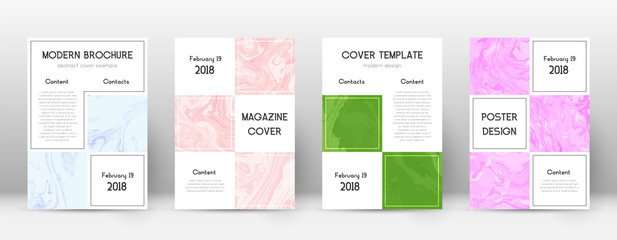 Abstract cover. Flawless design template. Suminagashi marble business poster. Flawless trendy abstra