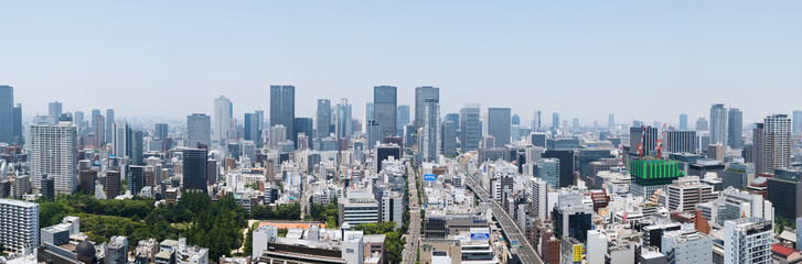 Fototapeta na wymiar 大阪市北側の景色