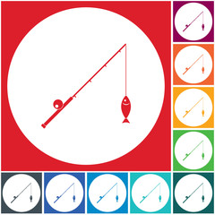 Fishing rod icon