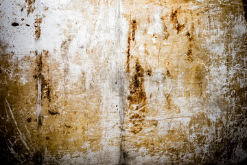 Photo of Old, rusty, scratched metal surface, perfect for a background