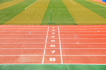 Obraz premium sports ground，A close-up