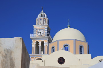 Die Kirche Johannes der Täufer in Fira auf Santorin