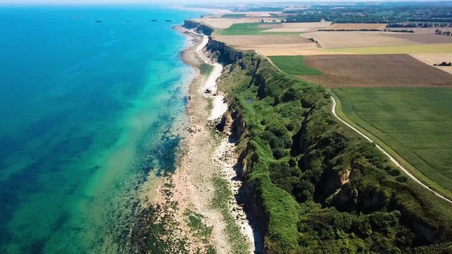 Drohnenvideo: Steilk&uuml;ste Normandie