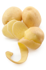 potato isolated on white background