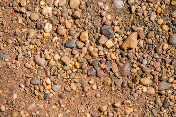 Gravel in the summer