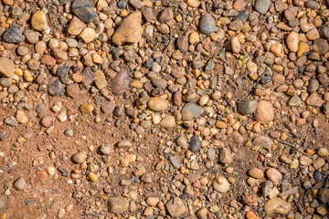 Gravel in the summer