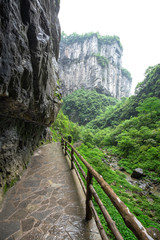 Fototapeta na wymiar Wulong natural bridge park in chongqing china