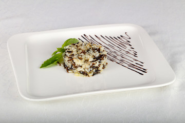 Steamed wild rice